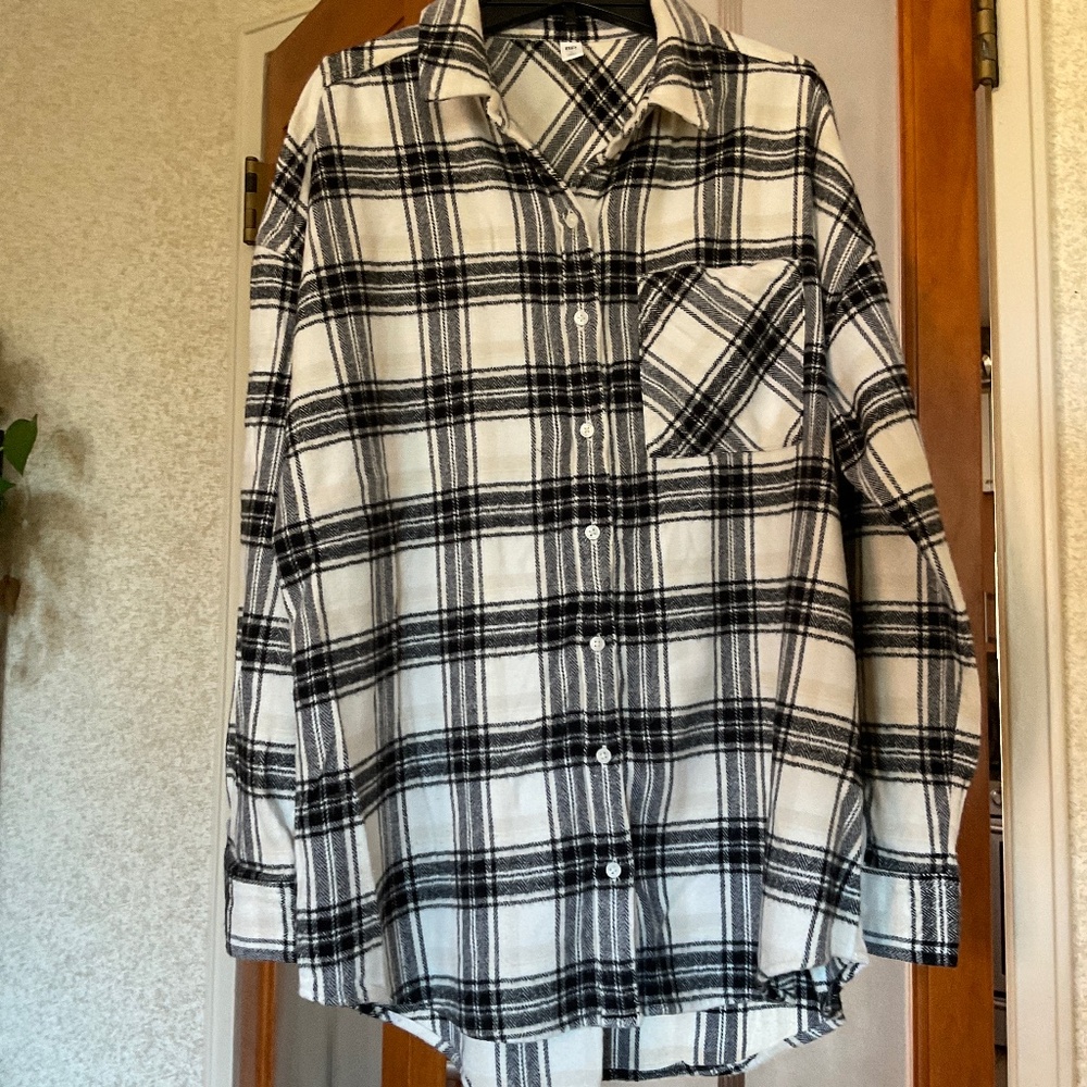 BP plaid  flannel button up shirt